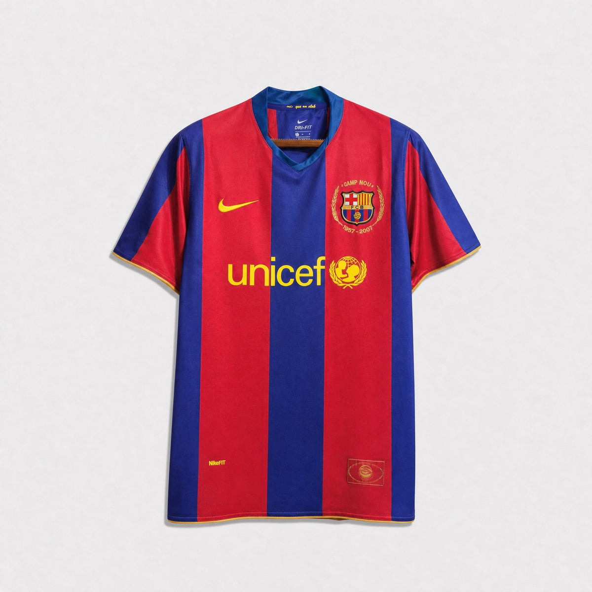 Ronaldinho Barcelona Home Jersey 50th Camp Nou 2007/08 — image 1