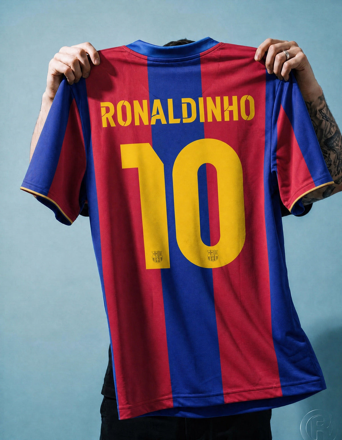 Ronaldinho Barcelona Home Jersey 50th Camp Nou 2007/08 — image 4
