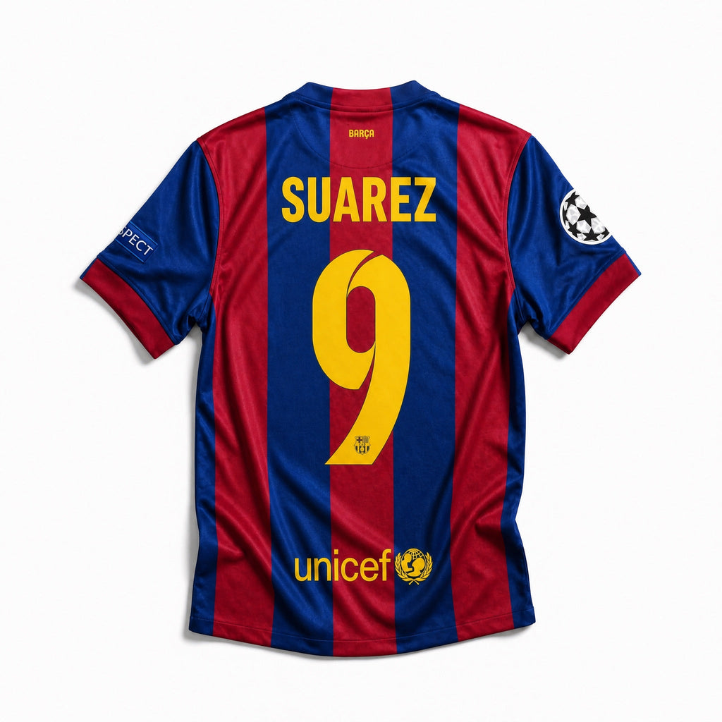 Maglia Suarez Barcellona Home Final UCL 2014/15