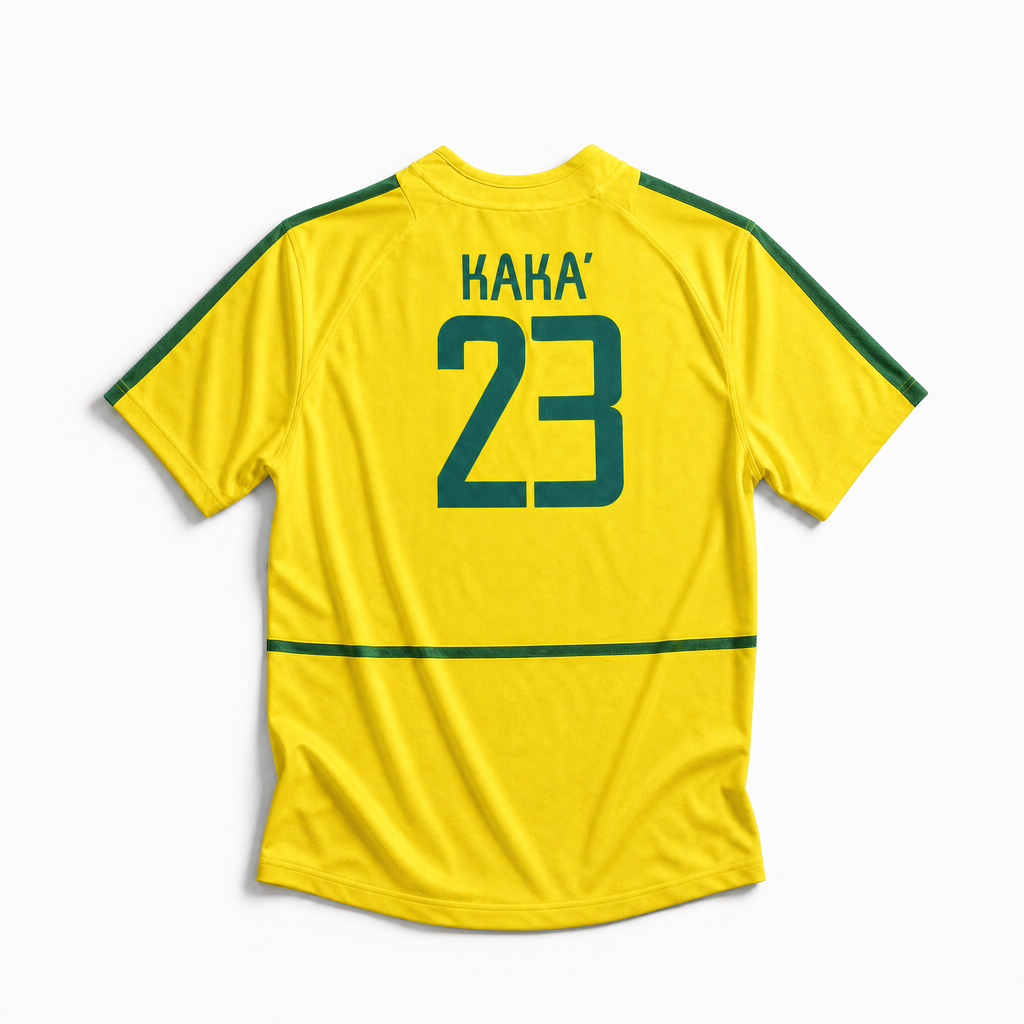 Kaká Brazil Home Jersey 2002 — image 1