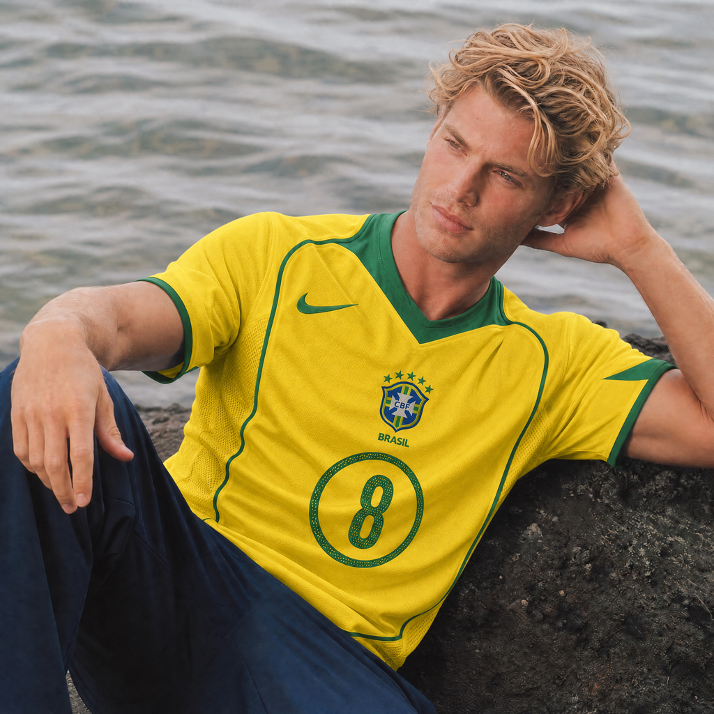 Kaká Brazil Home Jersey 2004 — image 3