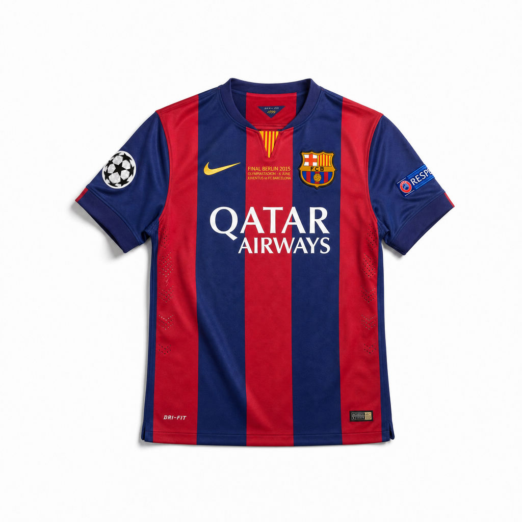 Maglia Neymar Barcellona Home Final UCL 2014/15