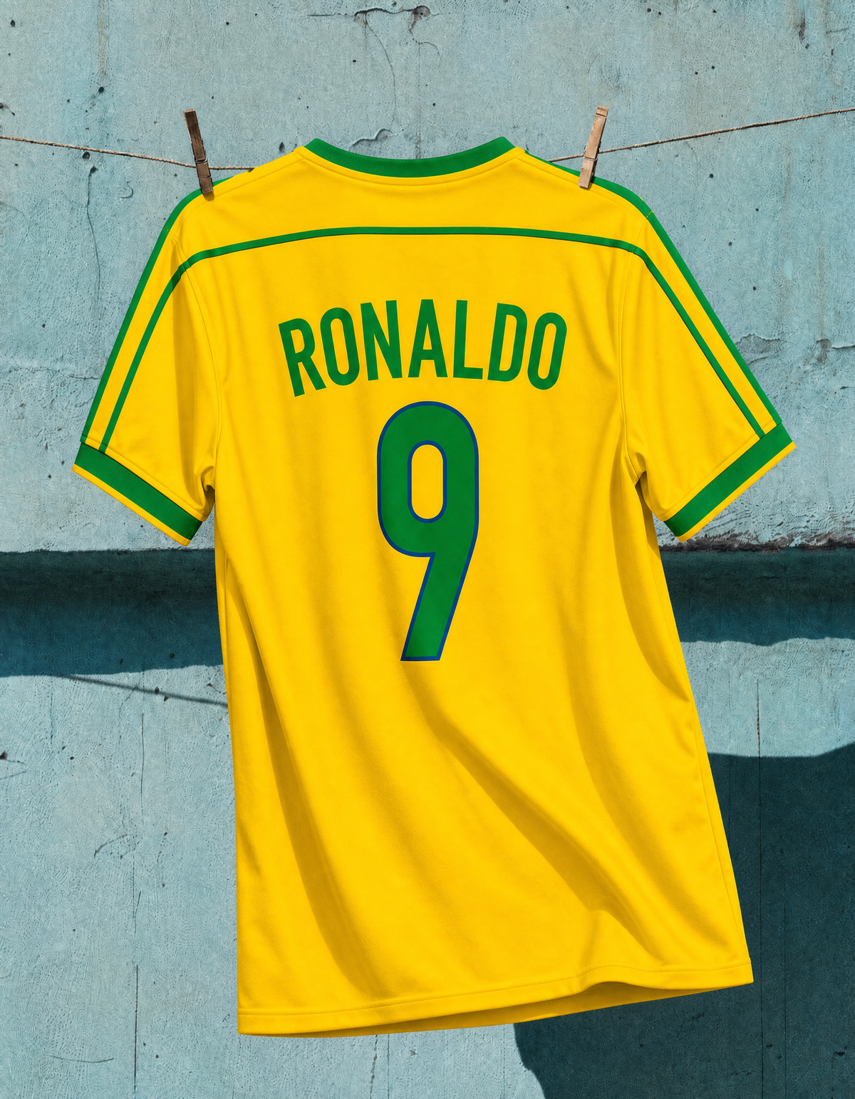 Ronaldo R9 Brazil Home 1998 Jersey — image 4