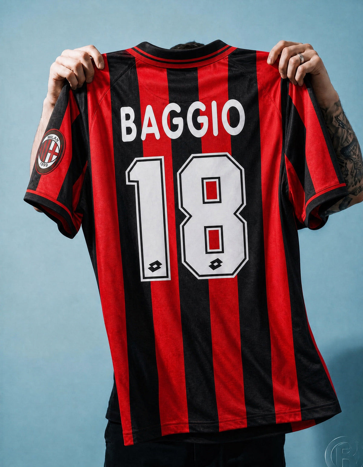 Baggio Milan Home Jersey 1996/97 — image 4
