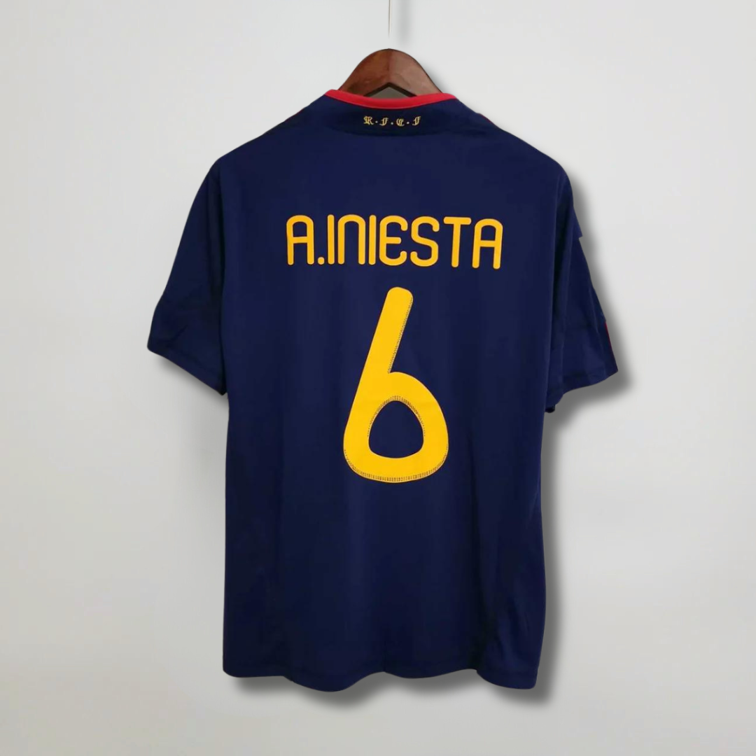 Spain Away Jersey 2010 World Cup Victory