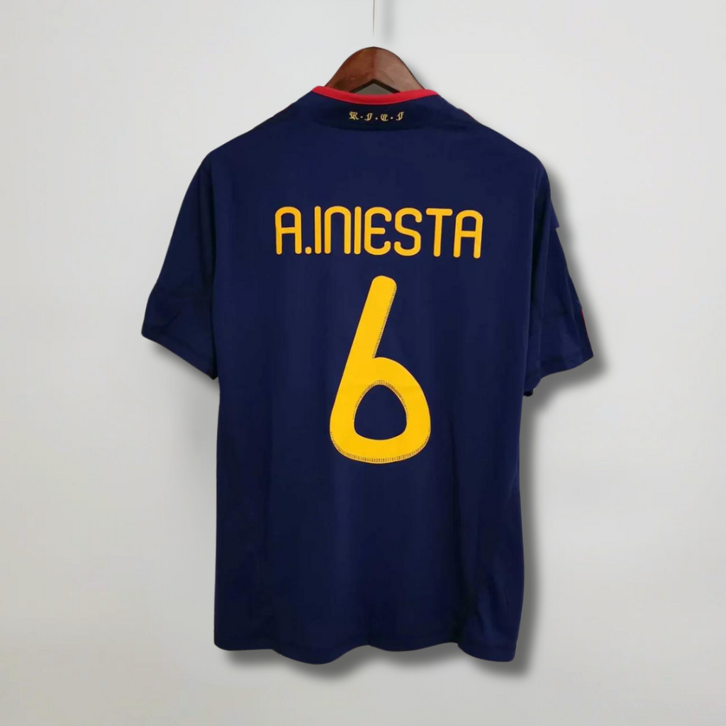 Spain Away Jersey 2010 World Cup Victory