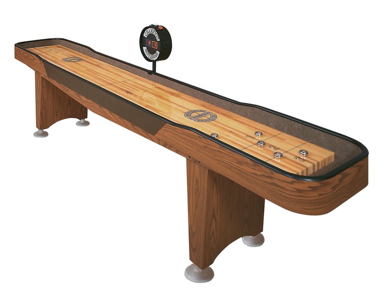 Qualifier Shuffleboard Table - Compact Design, Professional Playfield & Easy Assembly