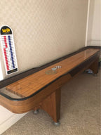 Qualifier Shuffleboard Table - Compact Design, Professional Playfield & Easy Assembly
