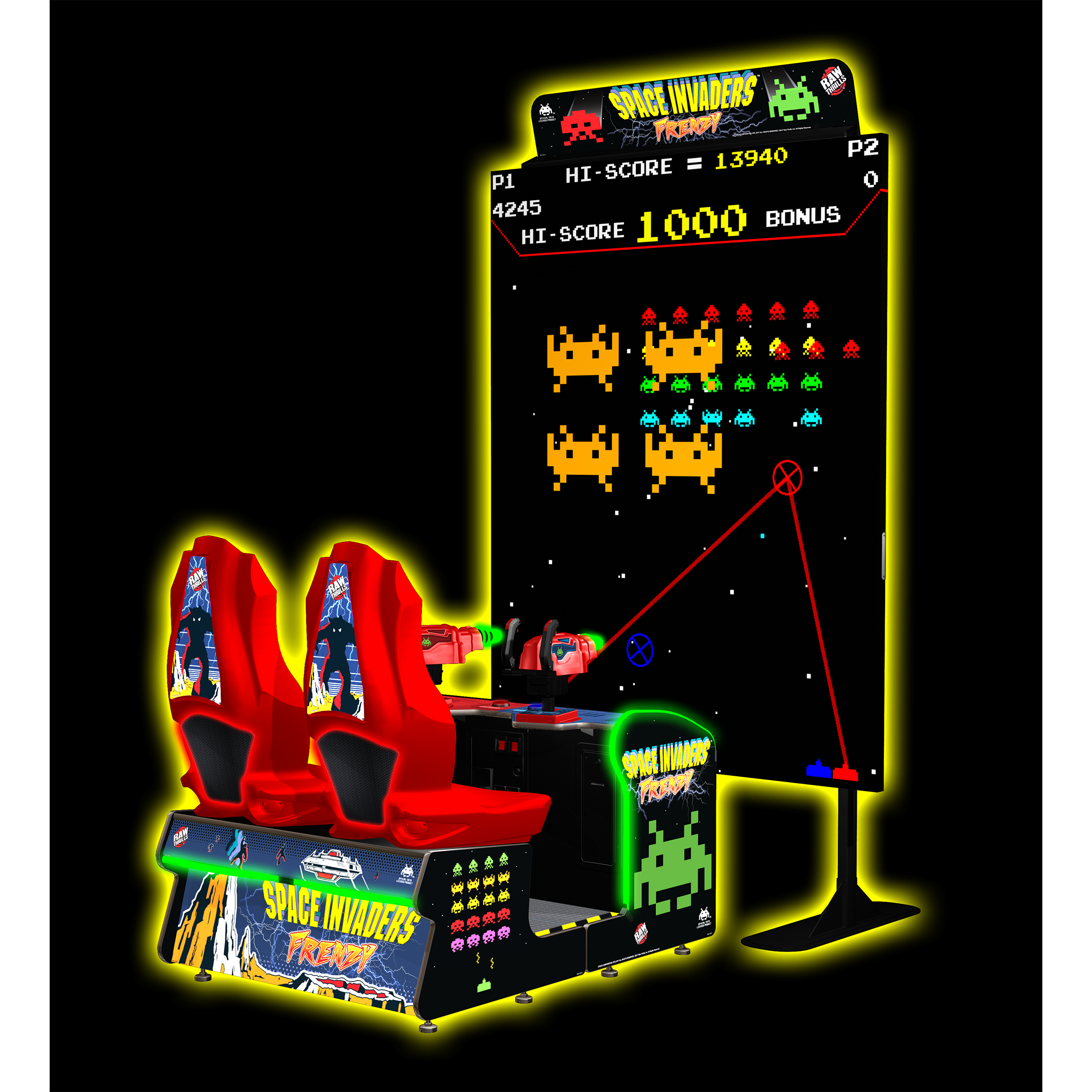 Raw Thrills Space Invaders Frenzy