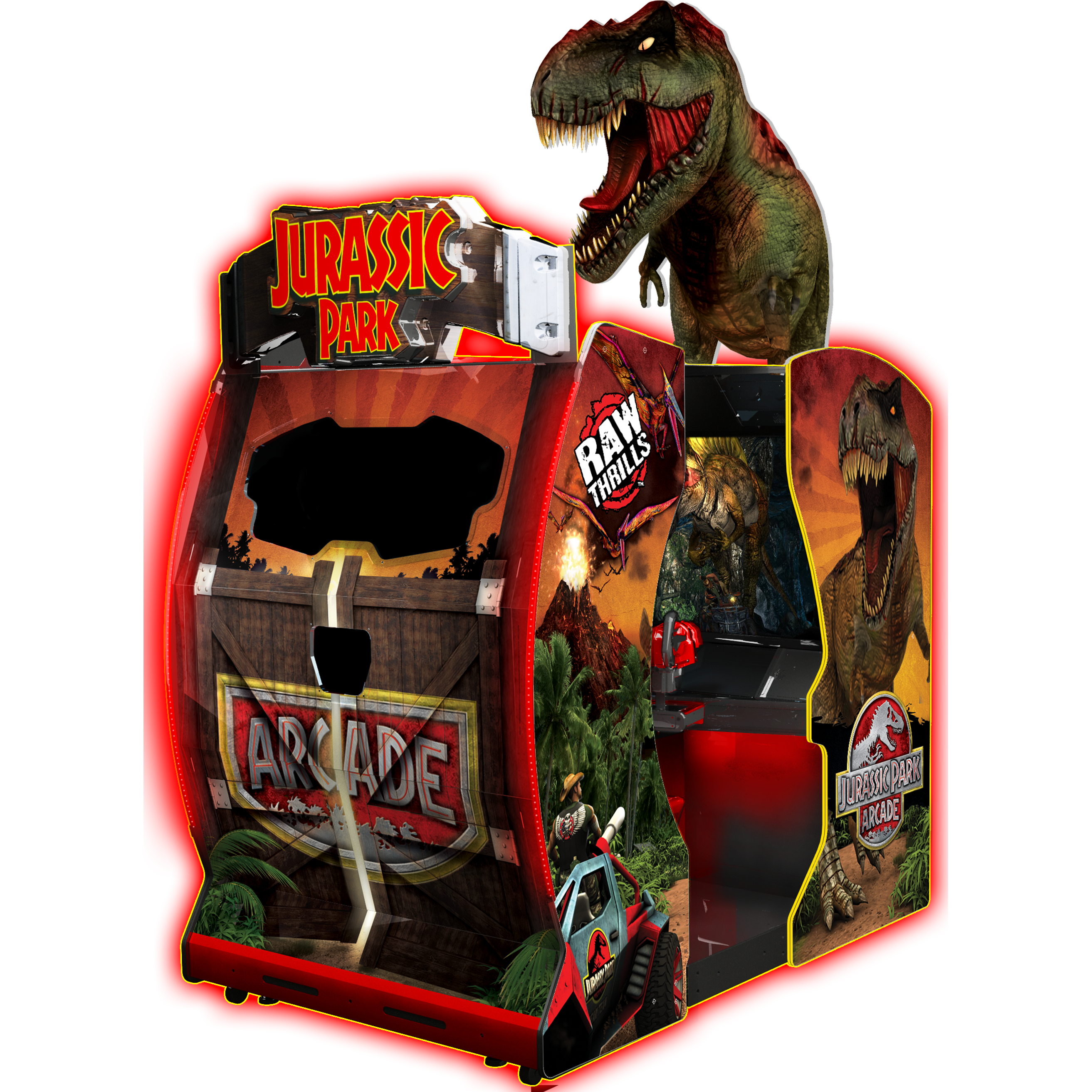 Raw Thrills Jurassic Park Arcade Game