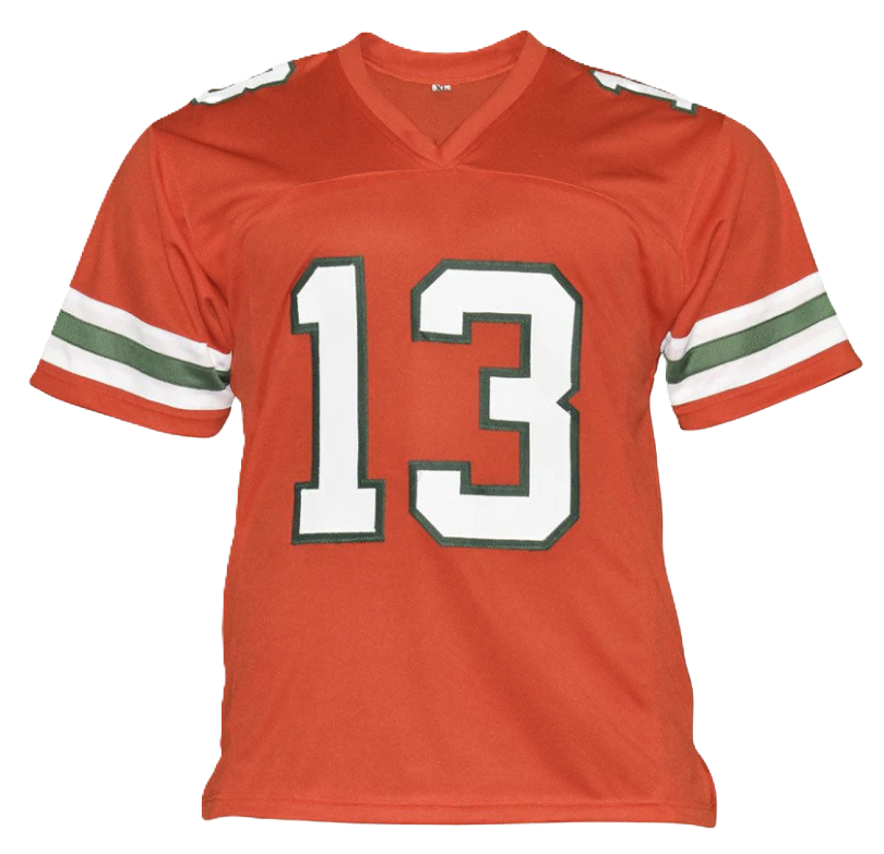 Gino Torretta Autographed Signed Miami College Orange Football Jersey (Beckett)
