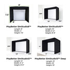 Garmin Approach R50 with PlayBetter SimStudio™ BYO (Build Your Own) Package – Custom Home Golf Simulator Studio Builder with Impact Screen, Enclosure, Optional Mats, Projector & More
