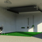 Garmin Approach R10 SportScreen Vanish Retractable Golf Studio Complete Package | Home Golf Simulator Studio with Impact Screen, Enclosure, Hitting Mat, Putting Turf & Projector