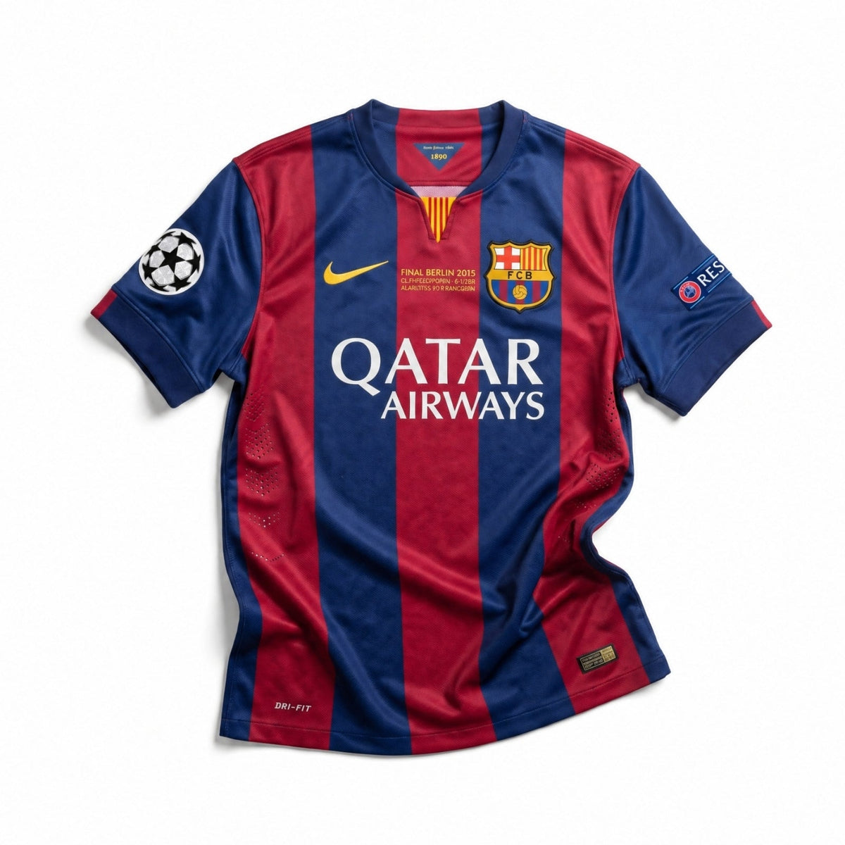 Messi Barcelona Home Jersey Final UCL 2014/15 — image 2