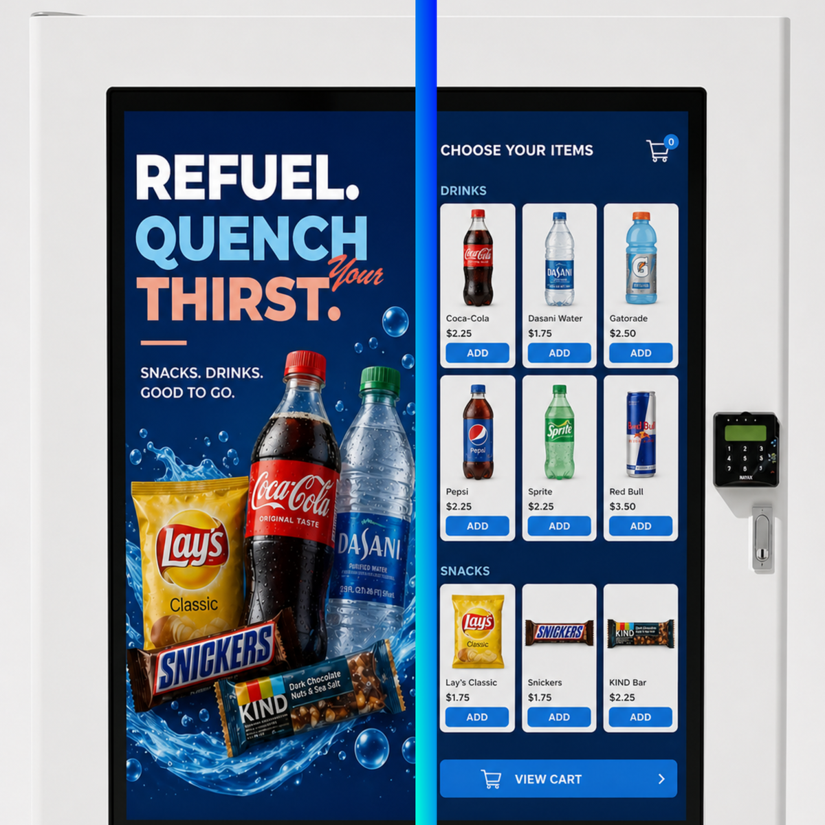 Smart Elevator Advertising Vending Machine