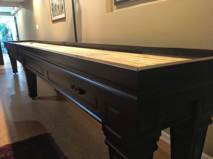 Worthington Shuffleboard Table - Italian Gothic Elegance with Champion’s Signature Playfield