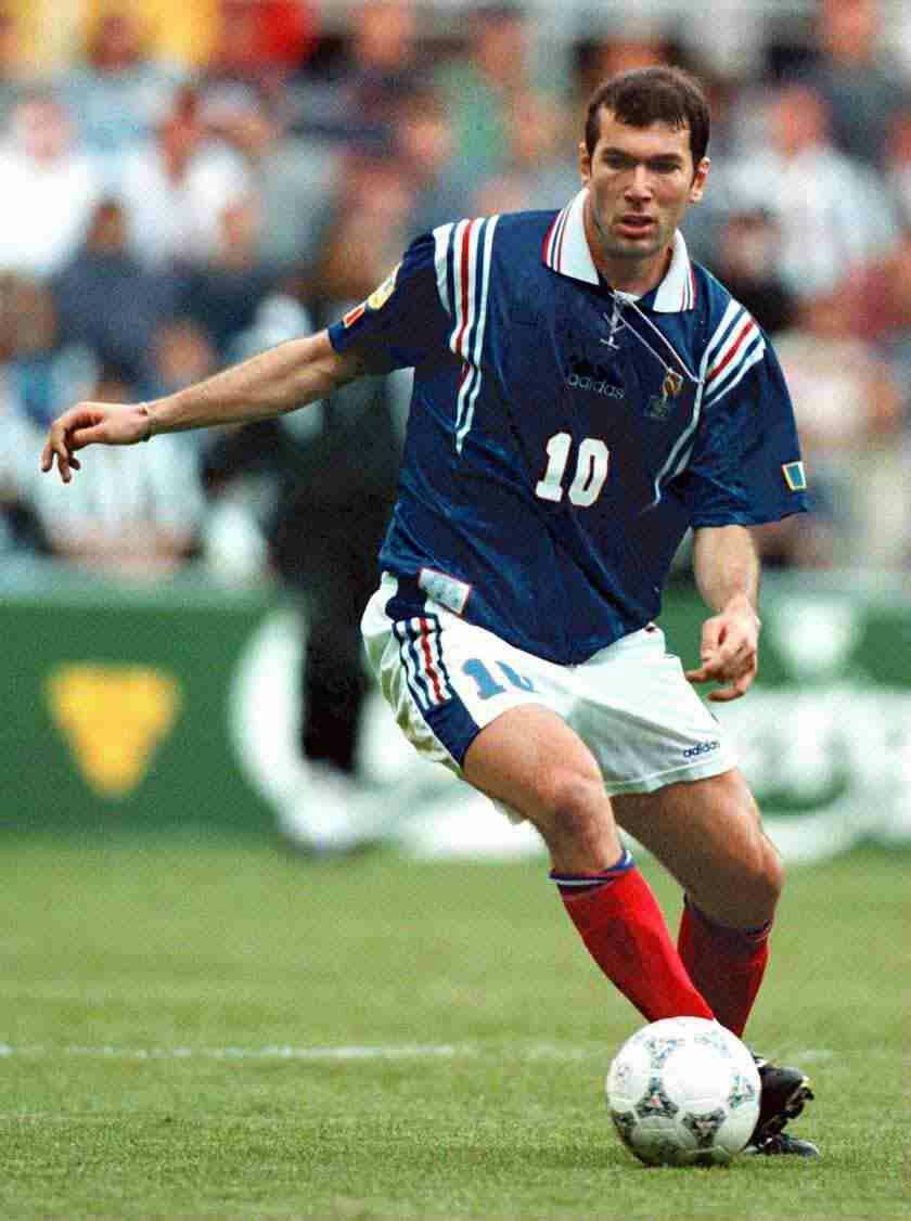 Zidane France Home Jersey 1996 — image 3