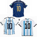 Maglia Messi Argentina Away World Cup Final 2014 + Maglia Messi Argentina Home 2022 World Cup Winners + Maglia Messi Argentina Home 2026 World Cup