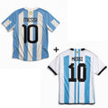 Maglia Messi Argentina Home 2010 + Maglia Messi Argentina Home 2022 World Cup Winners