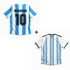 Maglia Maradona Argentina Home 1986 Vittoria Mondiali + Argentina Maglia Home 2026 World Cup