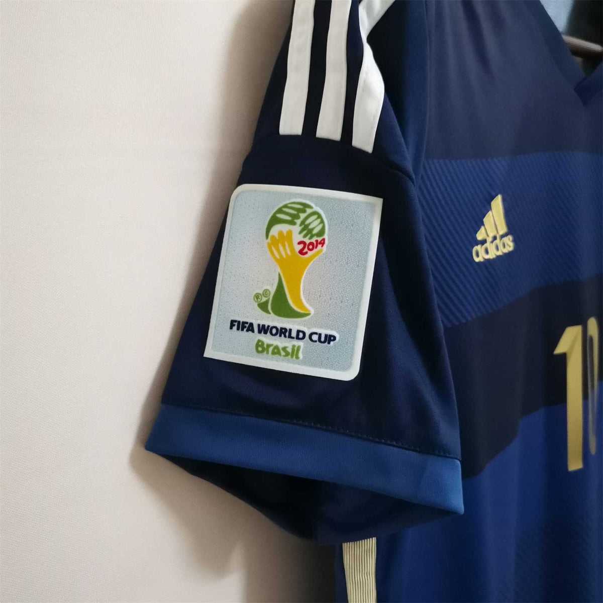 Messi Argentina Away Jersey World Cup Final 2014 — image 7