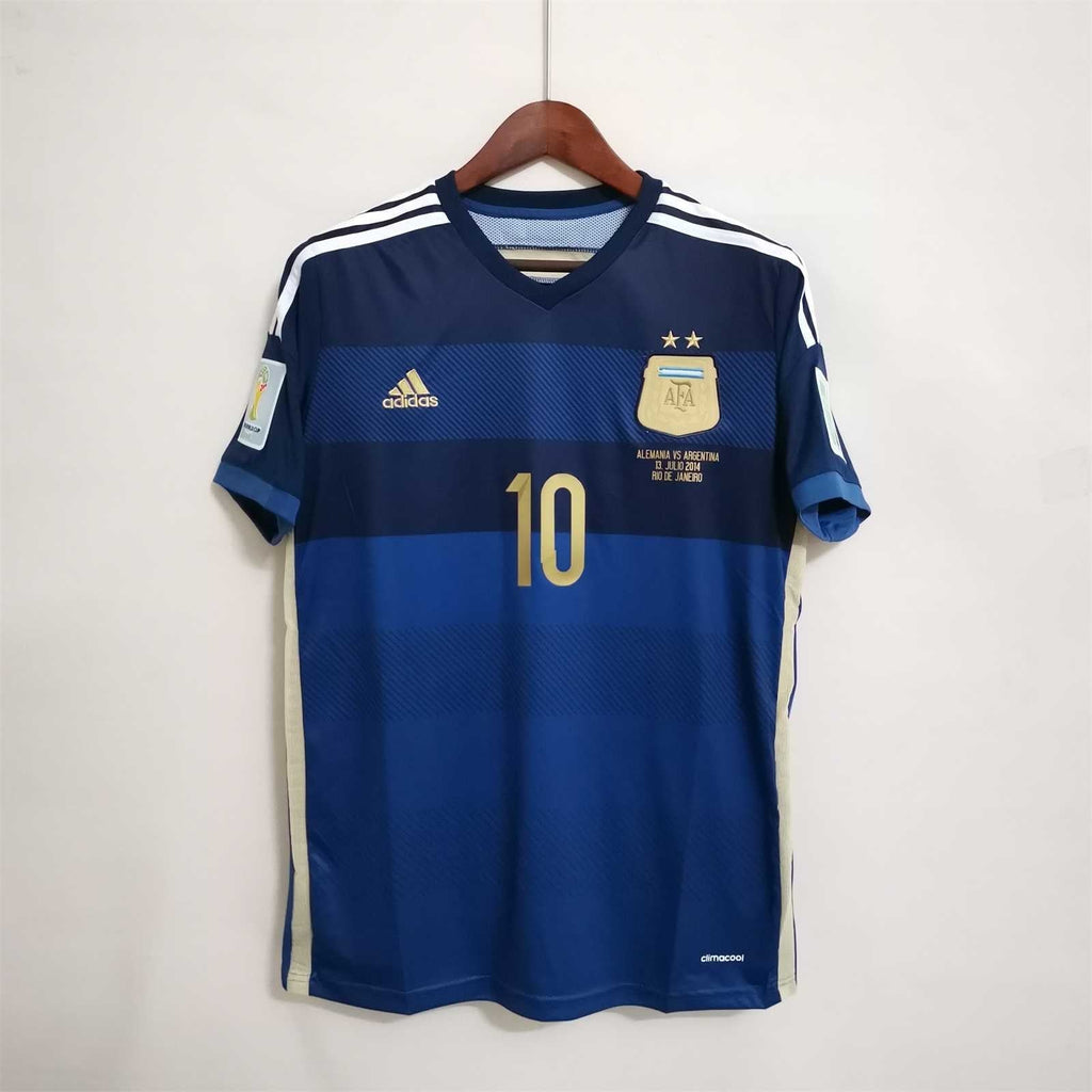 Messi Argentina Away Jersey World Cup Final 2014 — image 3