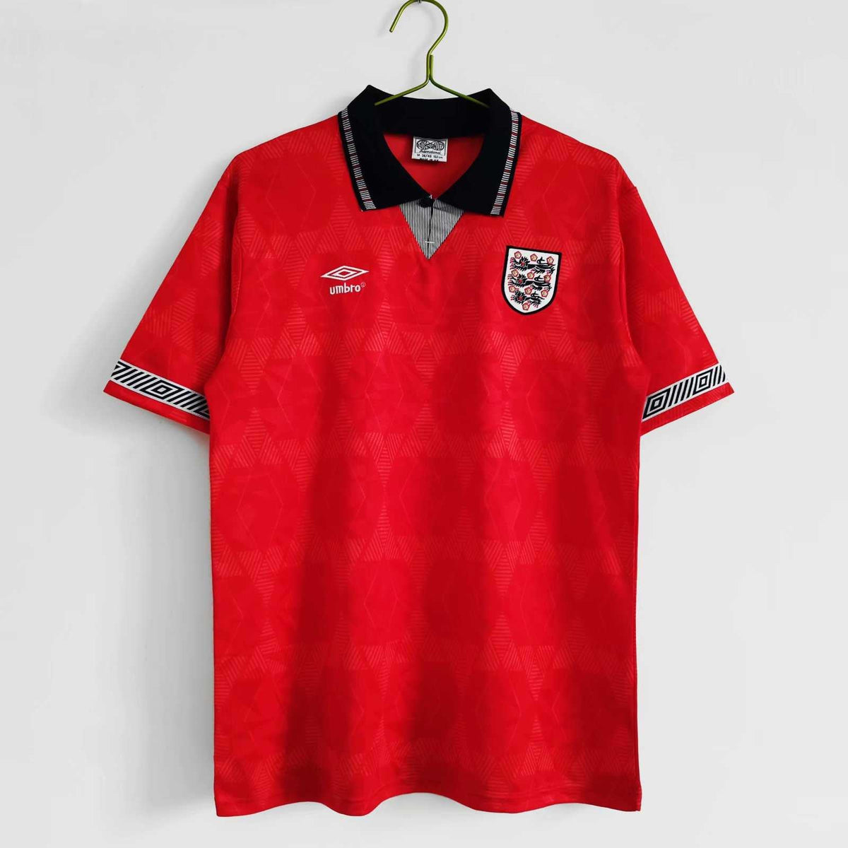England Away Jersey Red 1990 — image 1