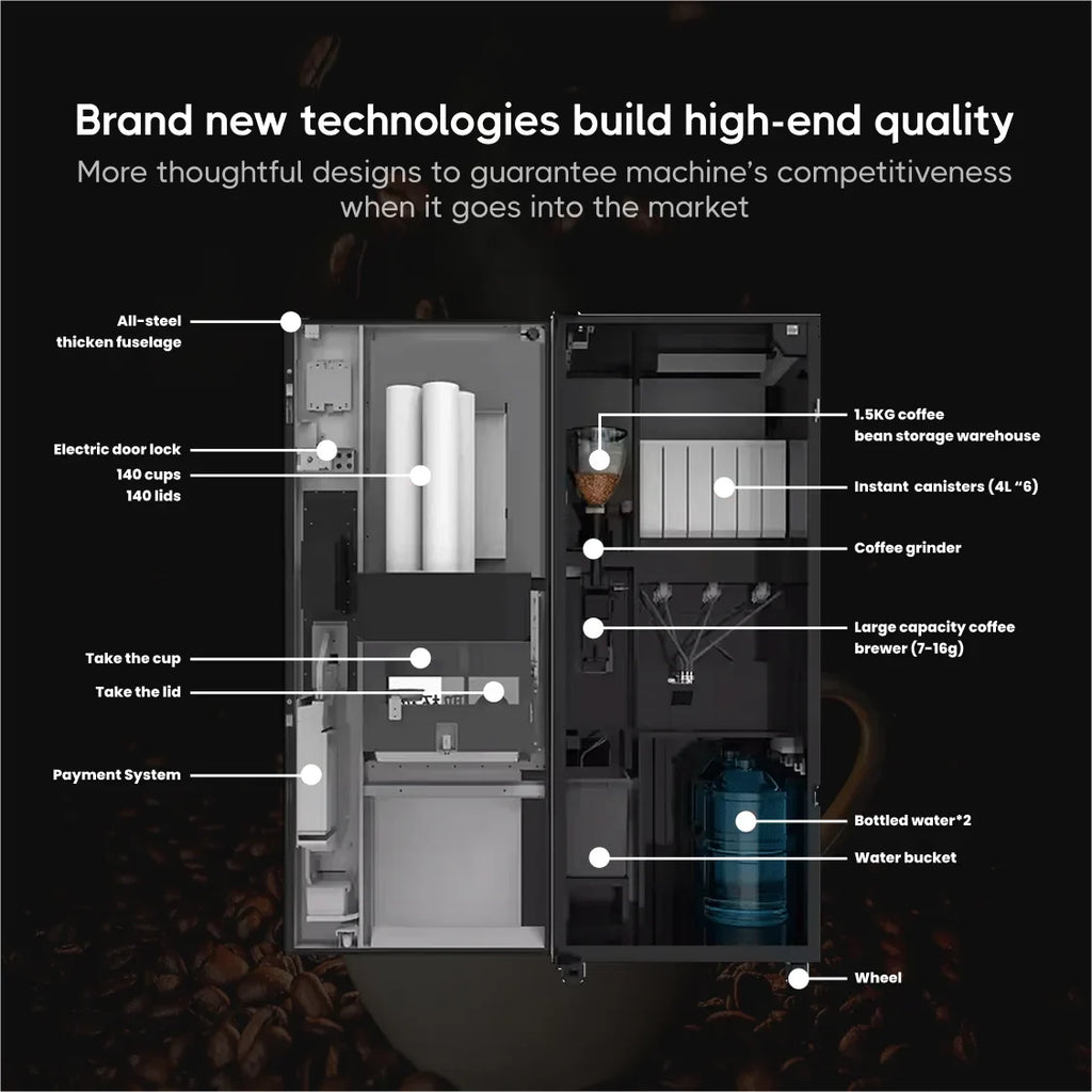 Coffee and Hot Beverage Vending Machine