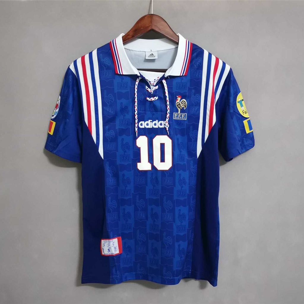 Zidane France Home Jersey 1996 — image 4