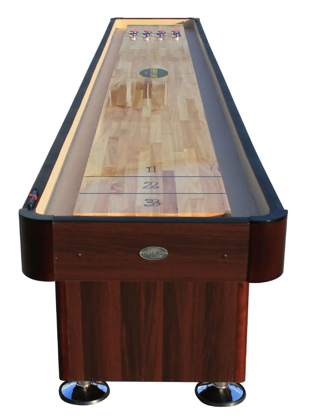 "The Standard" 16 Foot Shuffleboard Table by Berner Billiards in Espresso or Black