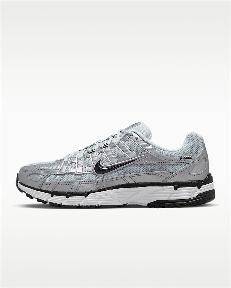 Nike P-6000 — White / Metallic Silver