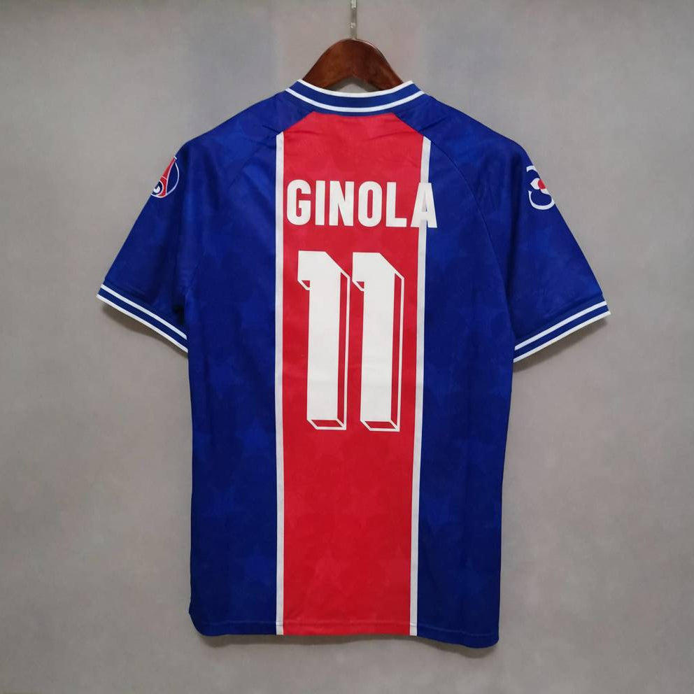 PSG 1994/95 Home Jersey - GINOLA - M — image 1