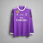 Maglia Cristiano Ronaldo CR7 Real Madrid Away Long 2017
