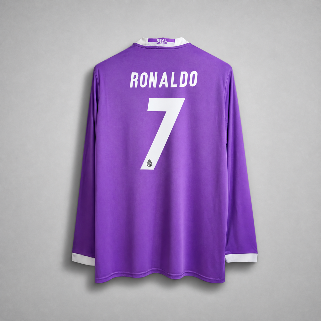Maglia Cristiano Ronaldo CR7 Real Madrid Away Long 2017