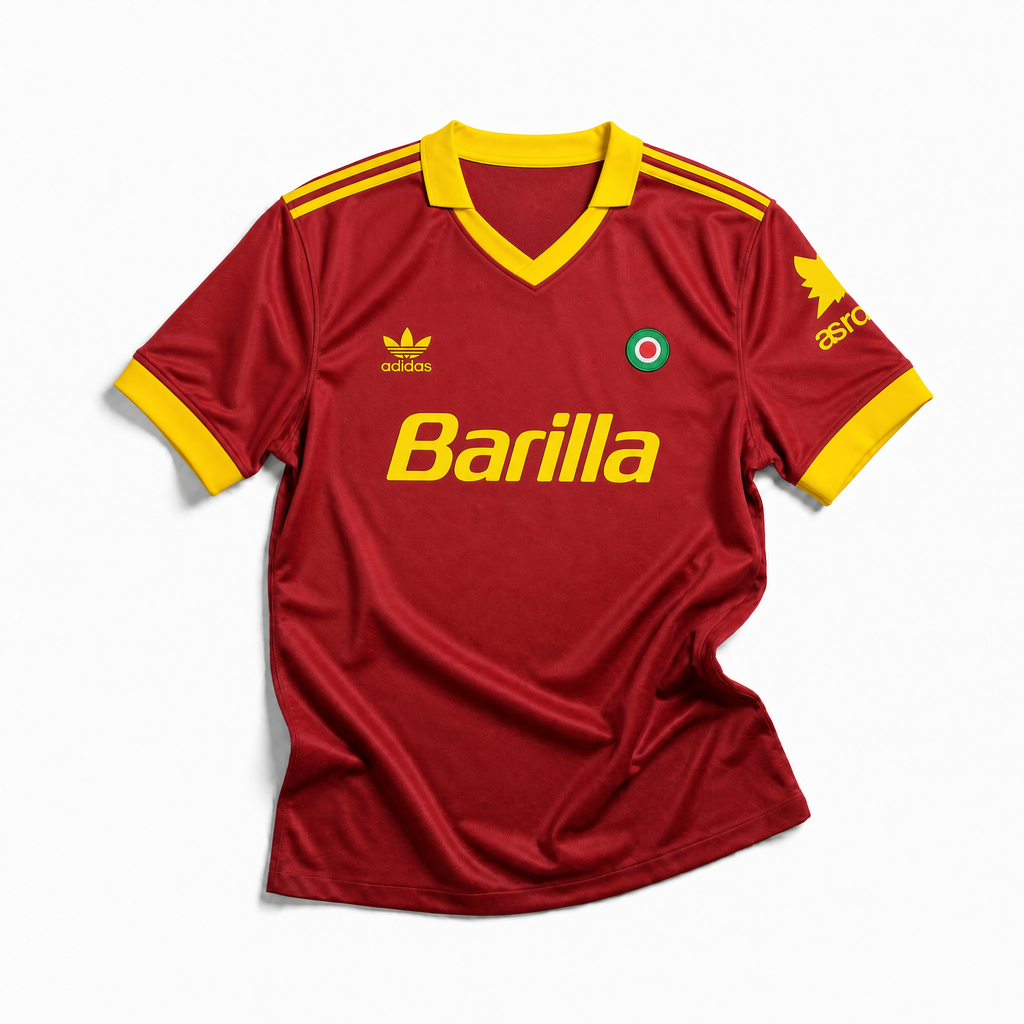 Roma Home Jersey 1991/92 — image 1