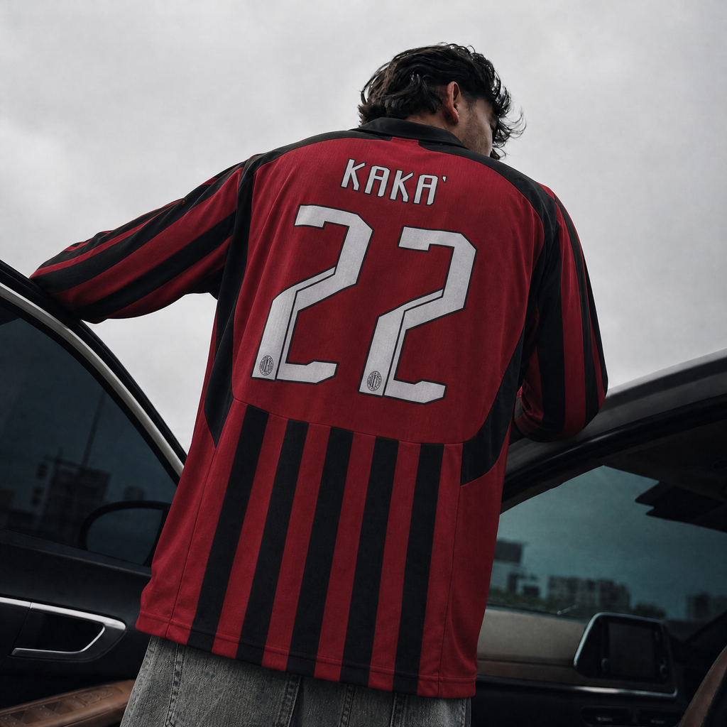 Kaká AC Milan Home Long Jersey 2007/08 — image 3