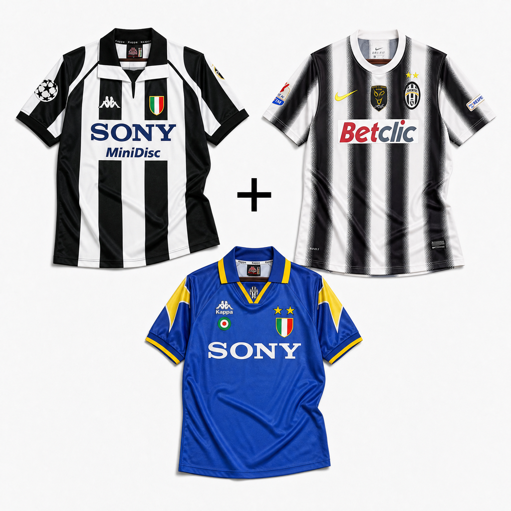 Juventus 2012 + Juventus 1998 + Juventus 1996
