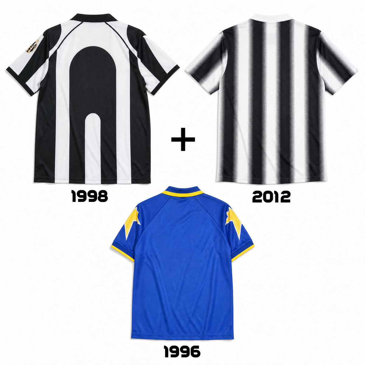 Juventus 2012 + Juventus 1998 + Juventus 1996