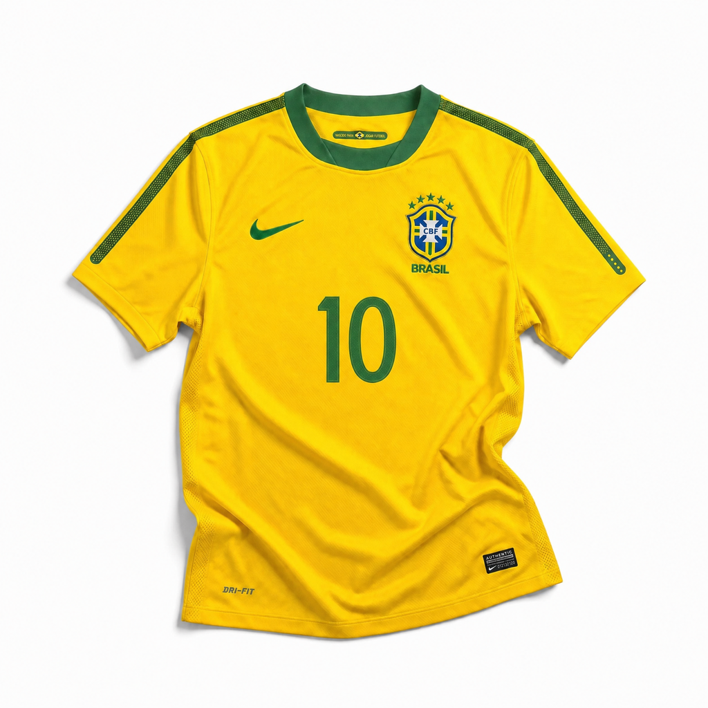 Neymar Brazil Home Jersey 2010 — image 2