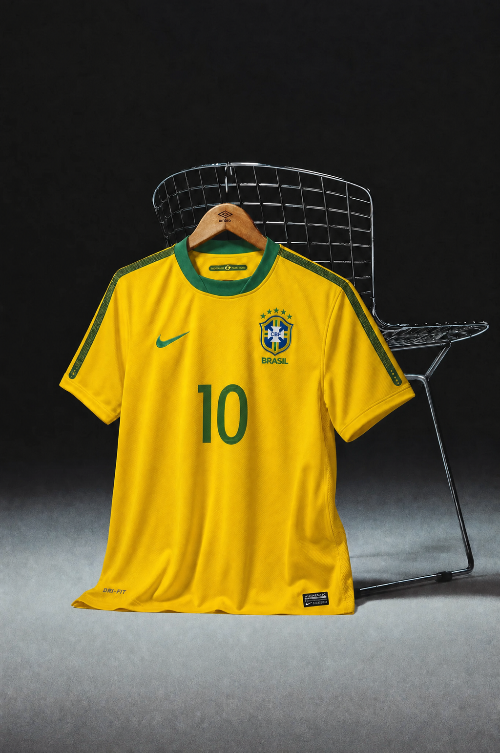 Neymar Brazil Home Jersey 2010 — image 4