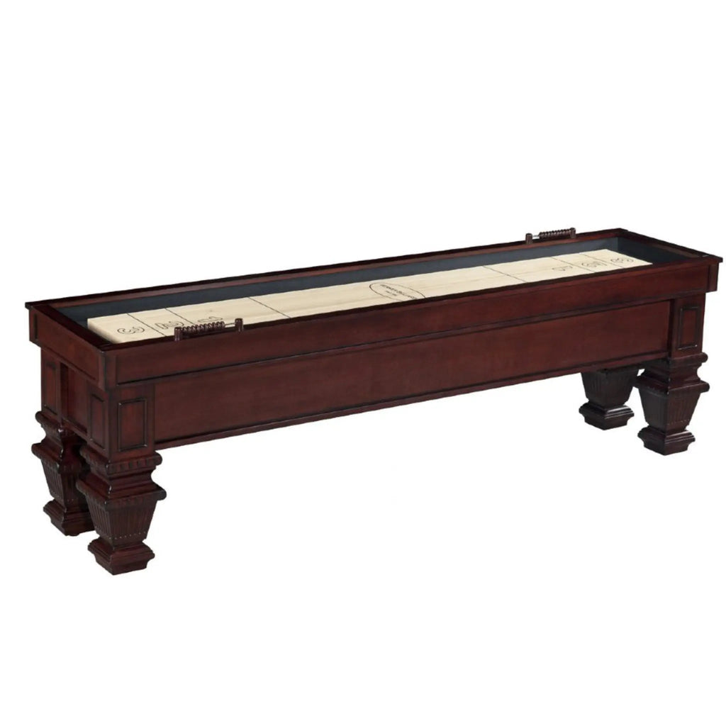 "The Prestige" Shuffleboard by Berner Billiards, Mahogany, 9ft, 12ft