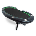 BBO Poker Tables Lumen HD LED Black Poker Table 10 Person