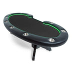 BBO Poker Tables Lumen HD LED Black Poker Table 10 Person