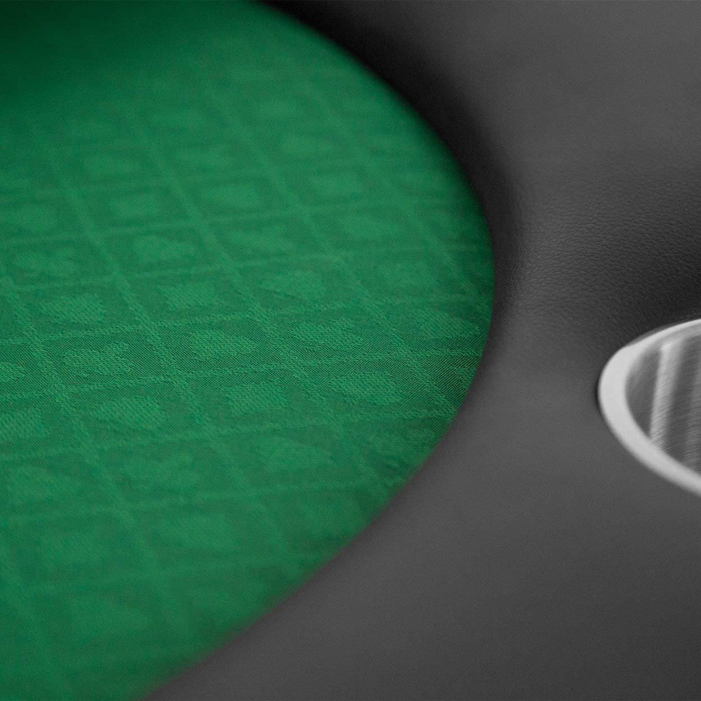 BBO Poker Tables Lumen HD LED Black Poker Table 10 Person