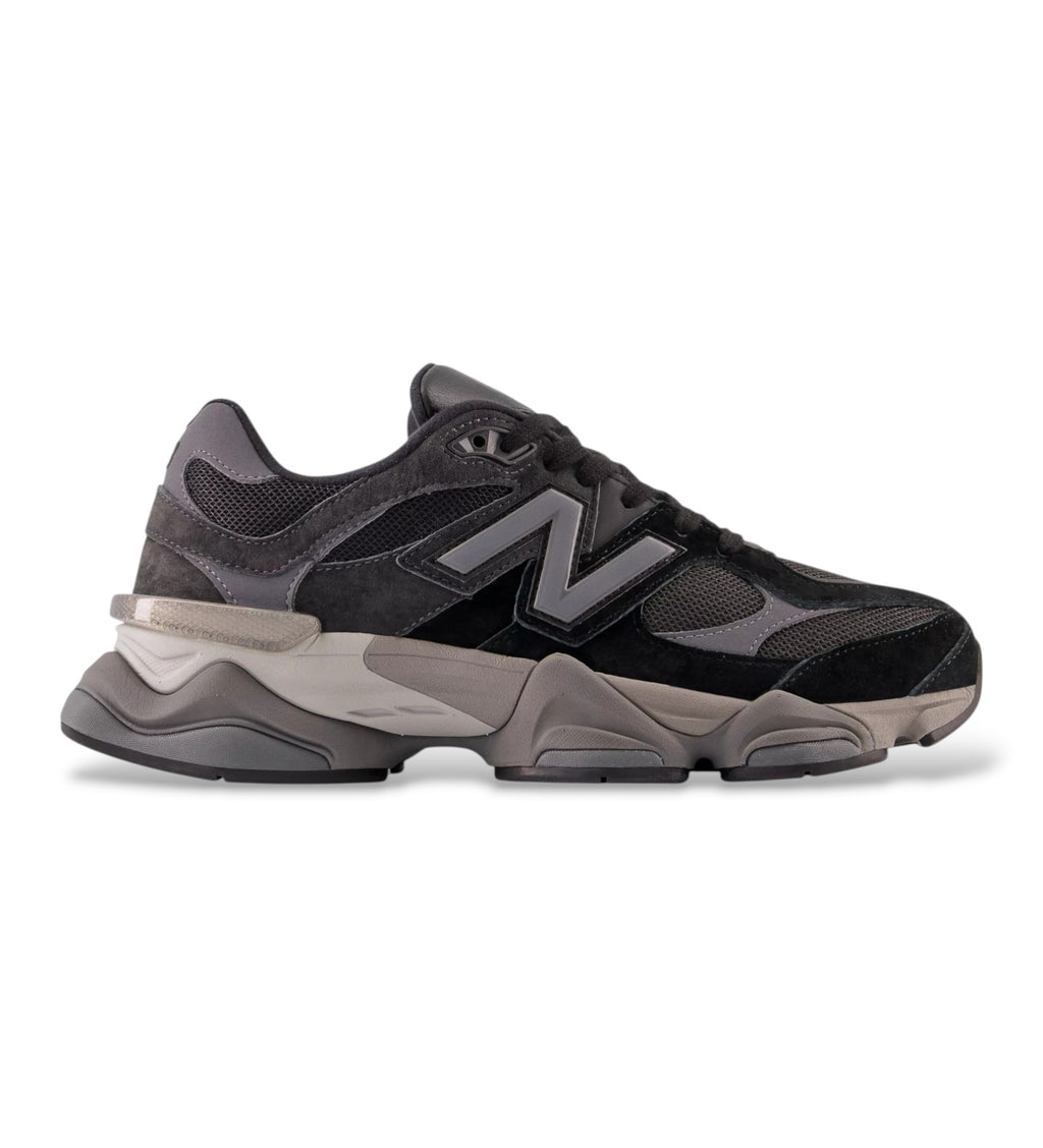 New Balance 9060 black leather trainers