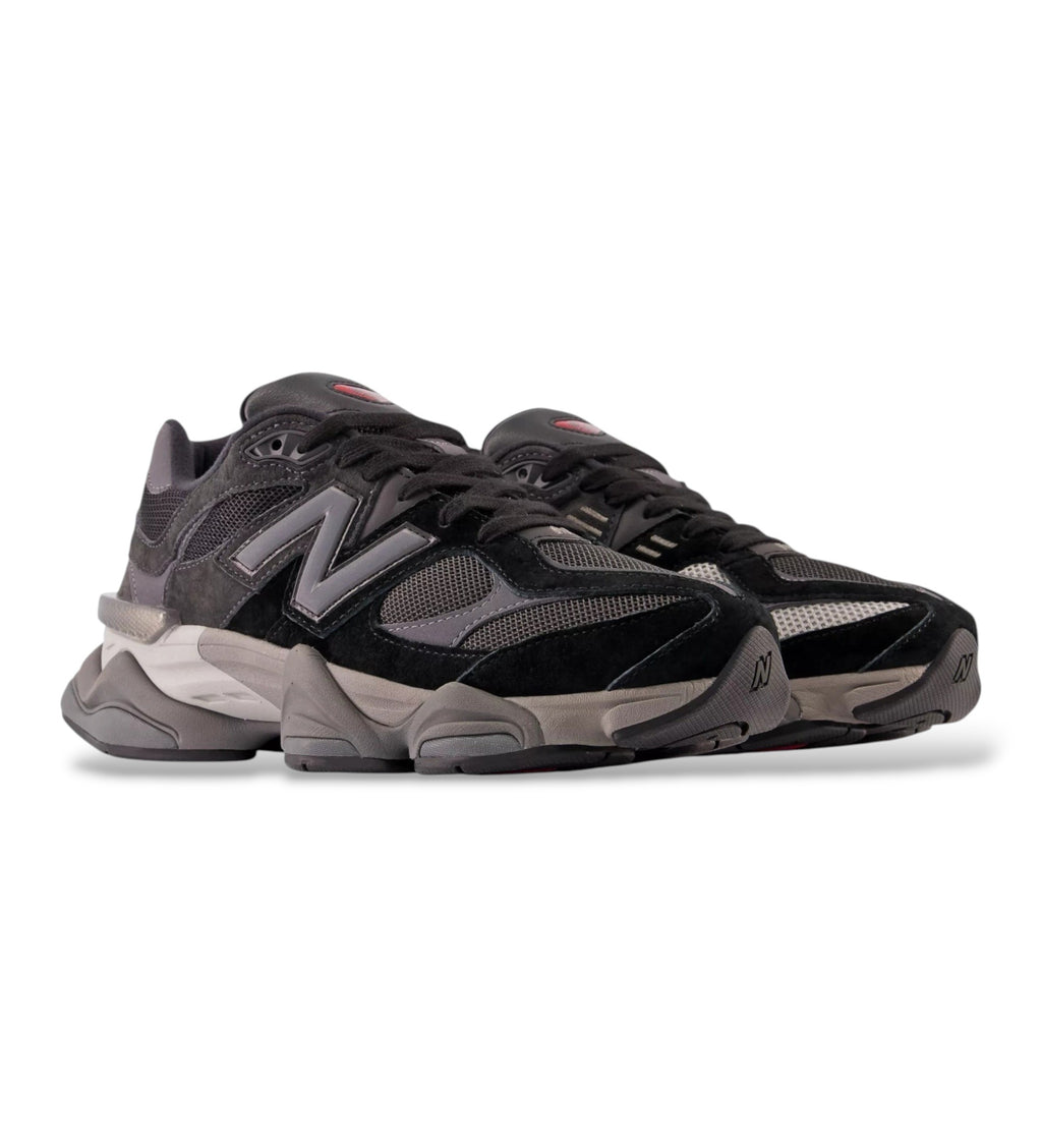 New Balance 9060 black leather trainers
