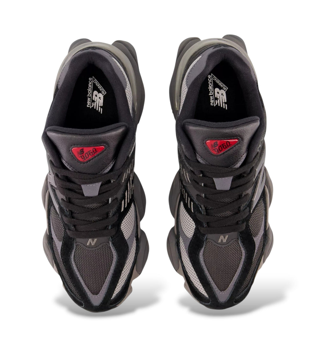 New Balance 9060 black leather trainers