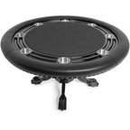 BBO Poker Tables Nighthawk Black Round Poker Table 8 Person