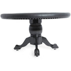 BBO Poker Tables Nighthawk Black Round Poker Table 8 Person