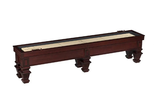 "The Prestige" Shuffleboard by Berner Billiards, Mahogany, 9ft, 12ft